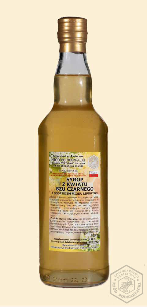 SYROP Z KWIATU BZU CZARNEGO