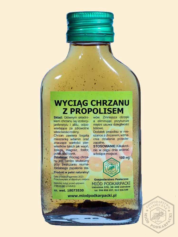 WYCI�G CHRZANU Z PROPOLISEM